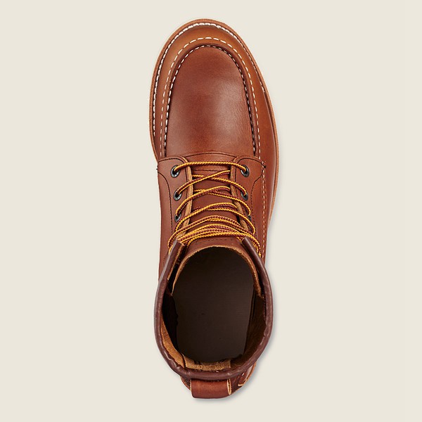 Red Wing Iş Botu Erkek - Traction Tred - 8-Inch Soft Toe - Kahverengi - 60DBKXWYH